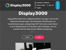 Tablet Screenshot of display3000.com