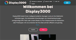 Desktop Screenshot of display3000.de